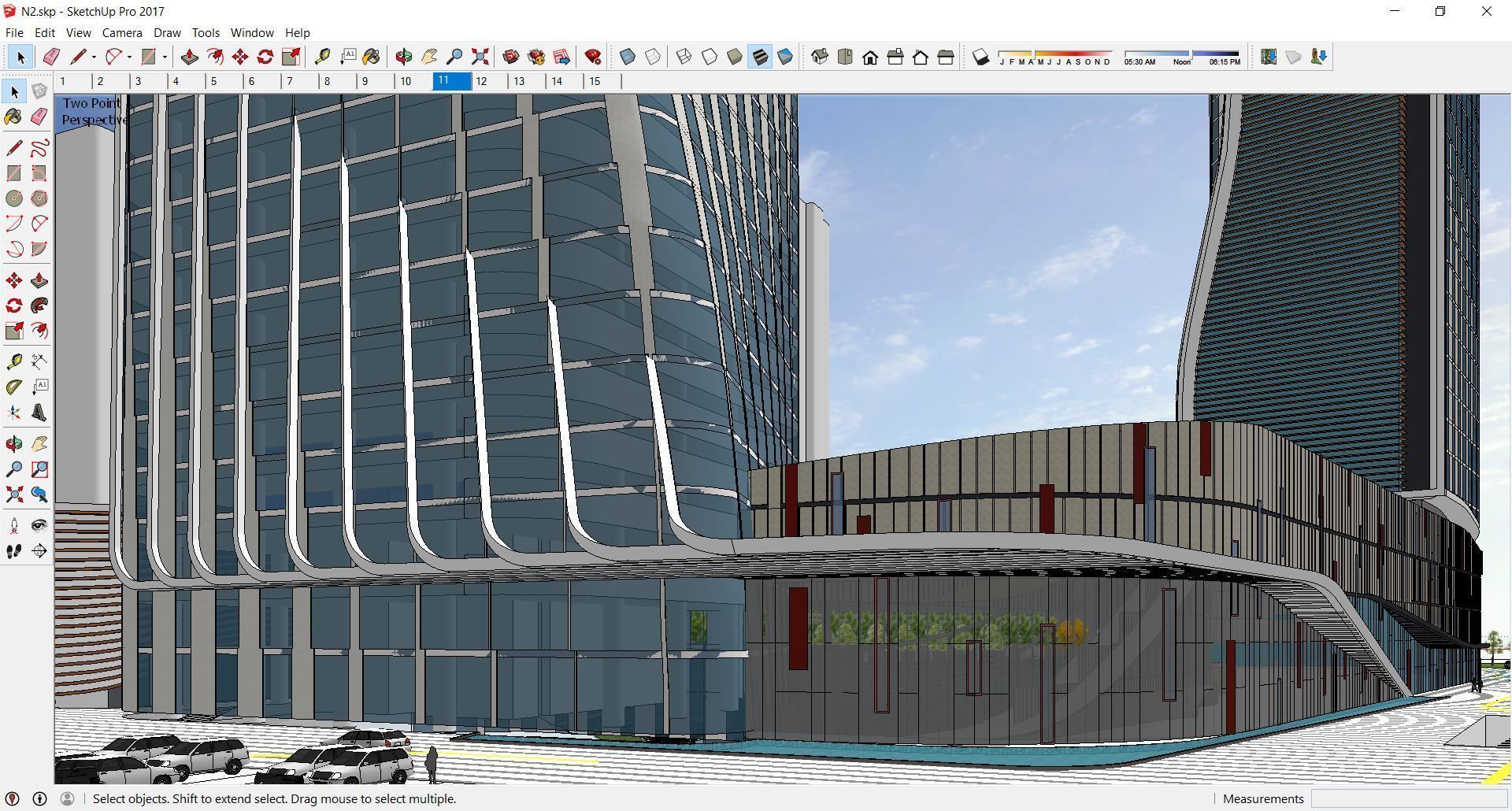 Sketchup Commercial Complex N2 3D model_3