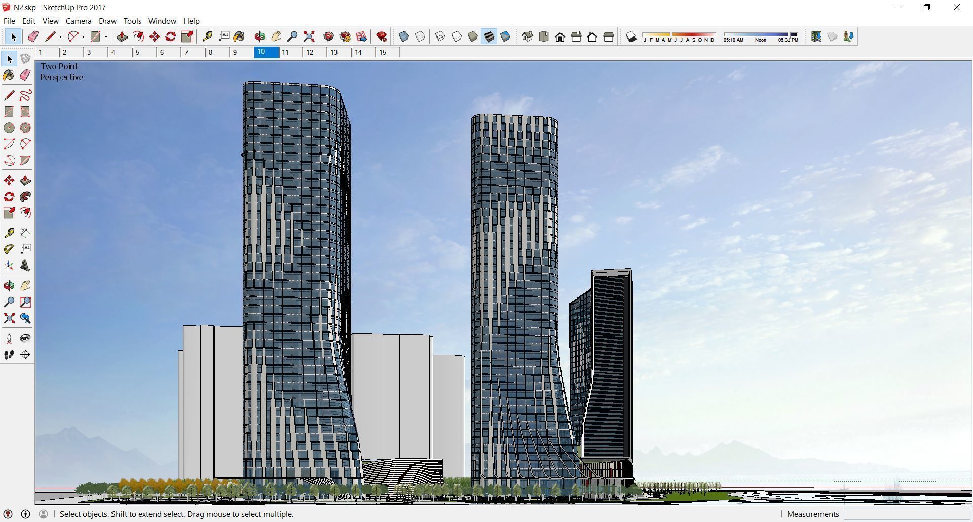 Sketchup Commercial Complex N2 3D model_2