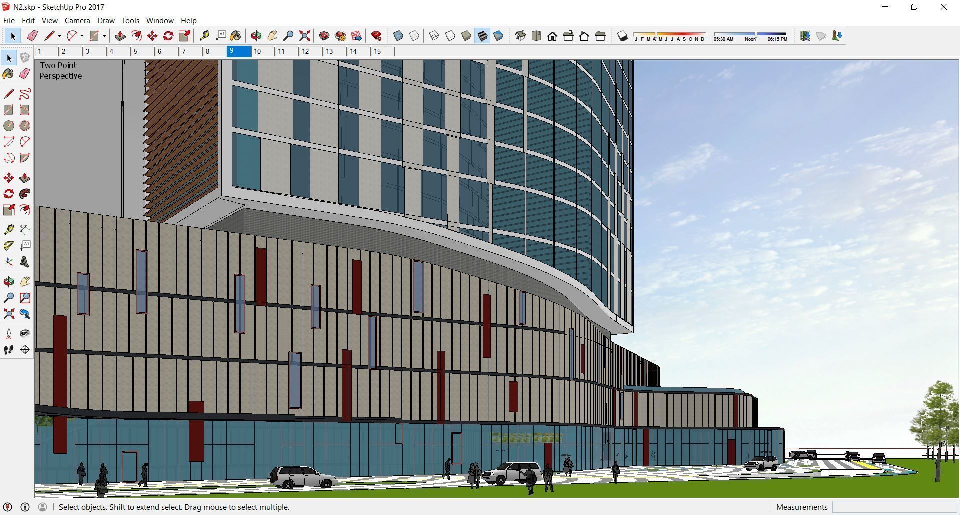 Sketchup Commercial Complex N2 3D model_15