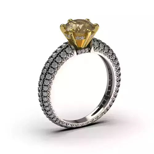 Diamond Ring R 016 3D print model