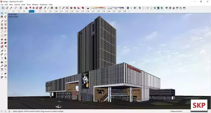Sketchup Commercial Complex N4