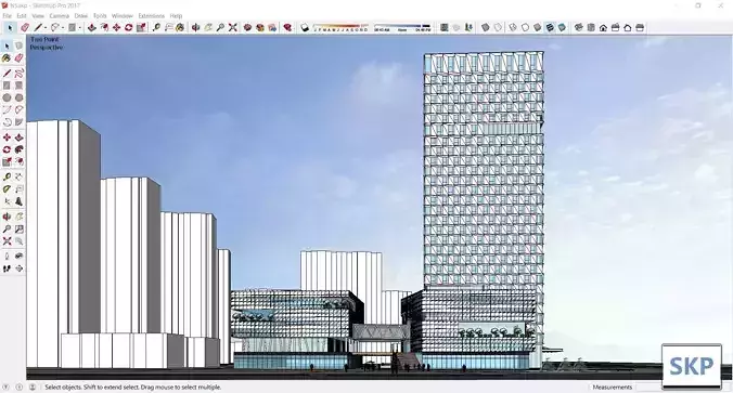 Sketchup Commercial Complex N5