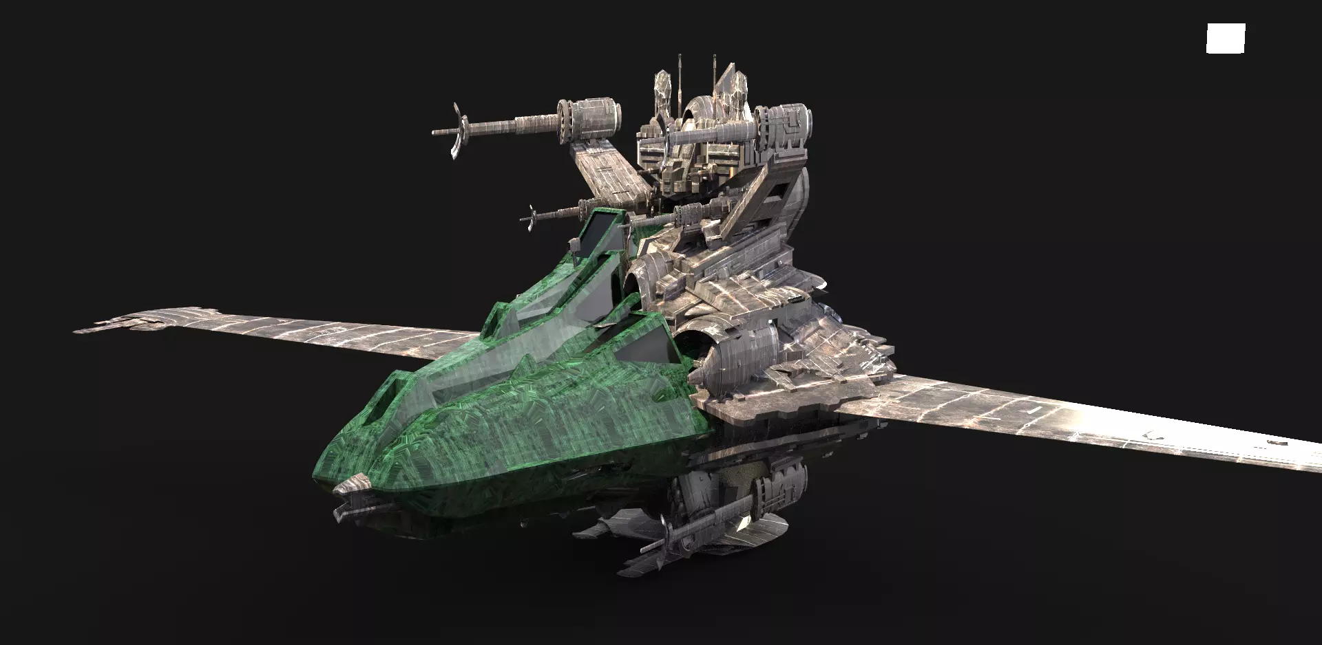 Spaceship reaper design 9 3D model
