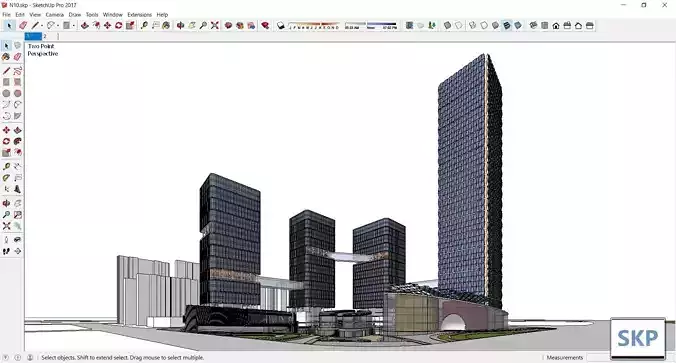 Sketchup Commercial Complex N10