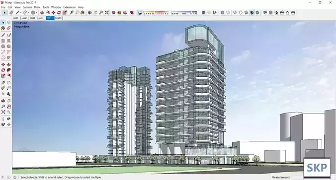 Sketchup Commercial Complex P4