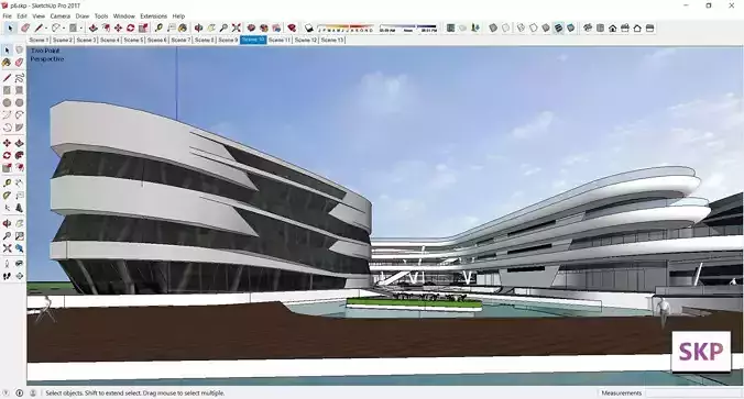 Sketchup Commercial Complex P6