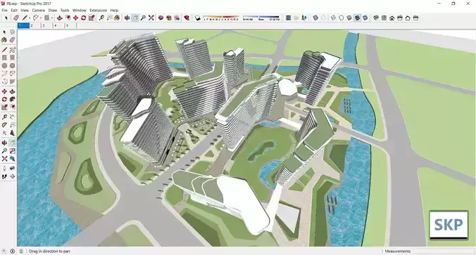 Sketchup Commercial Complex P8
