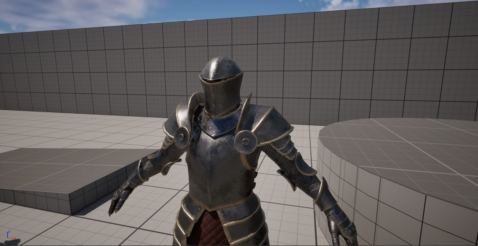 Frogmouth Knight Low-poly 3D model_1