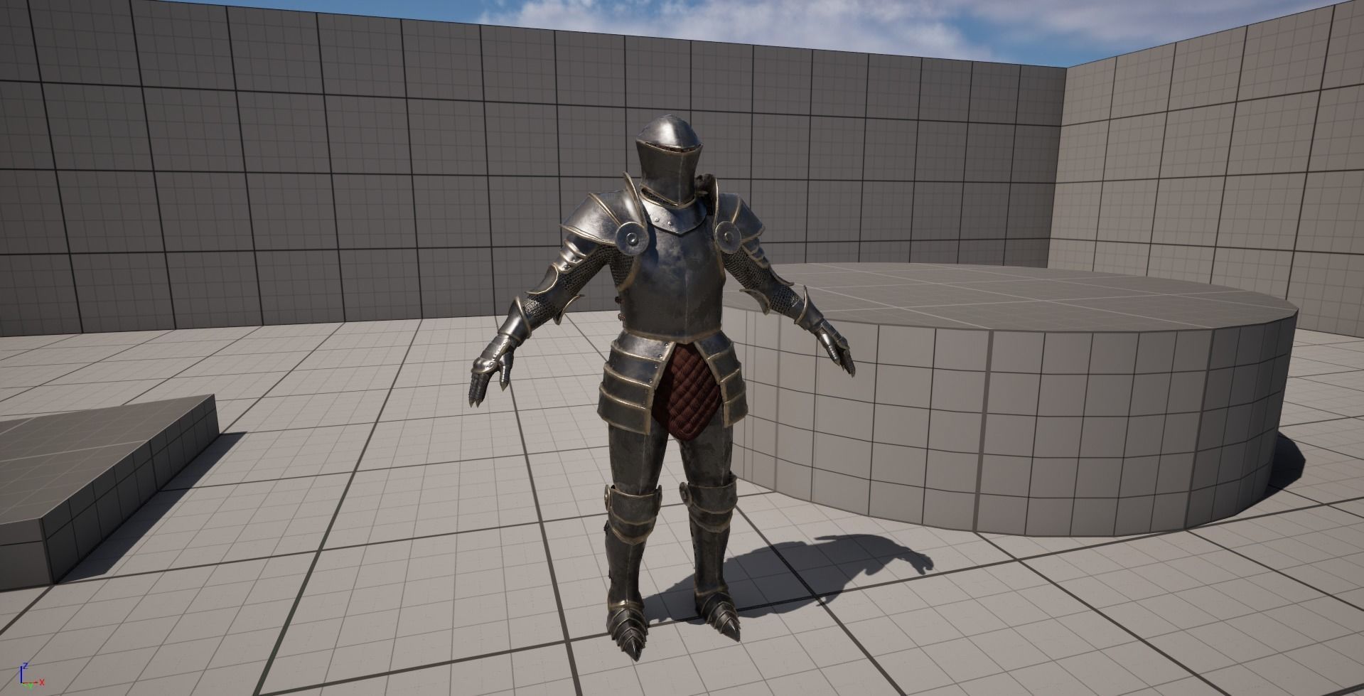 Frogmouth Knight Low-poly 3D model_2