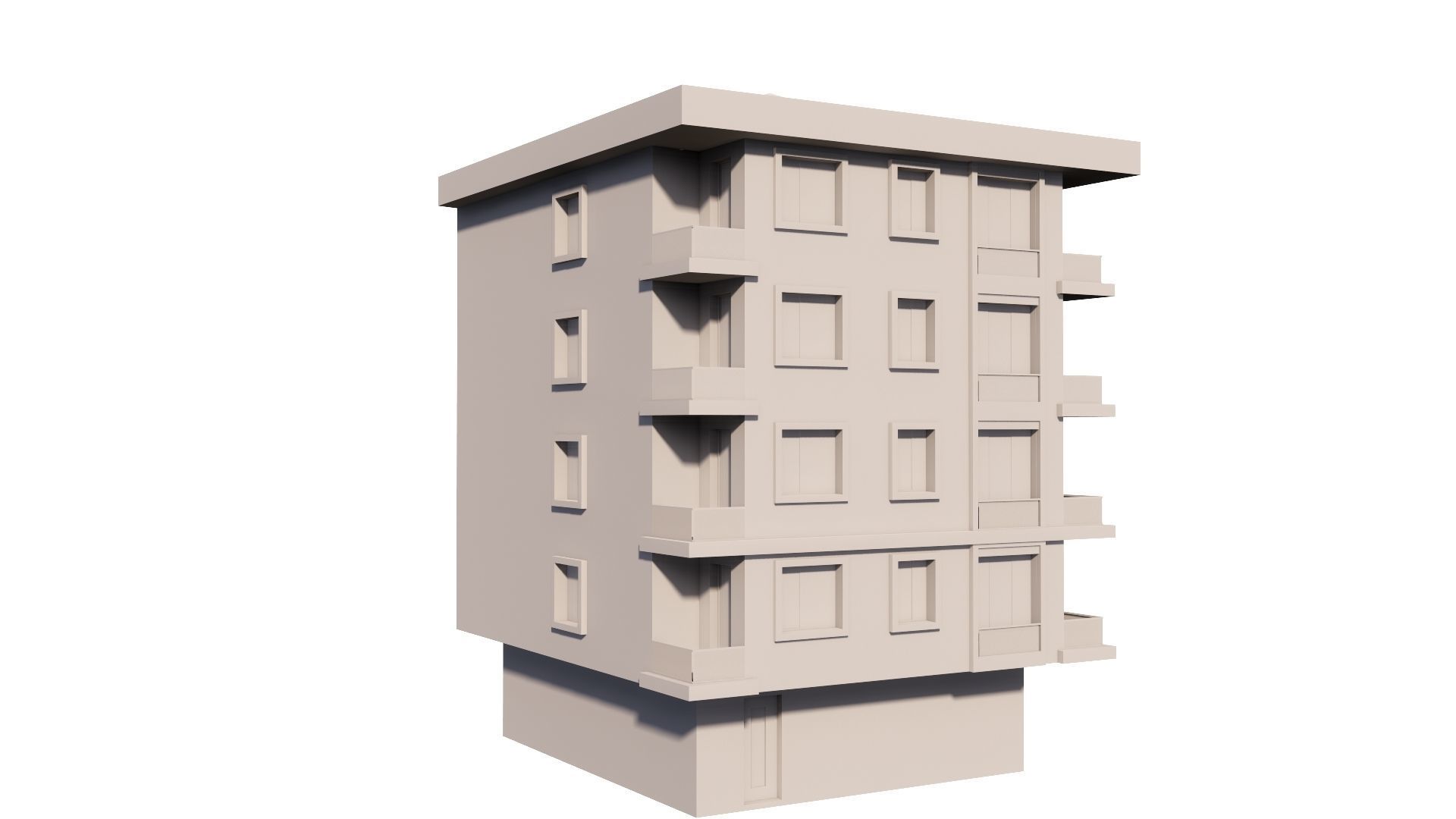 HOUSE 98 Low-poly 3D model_65