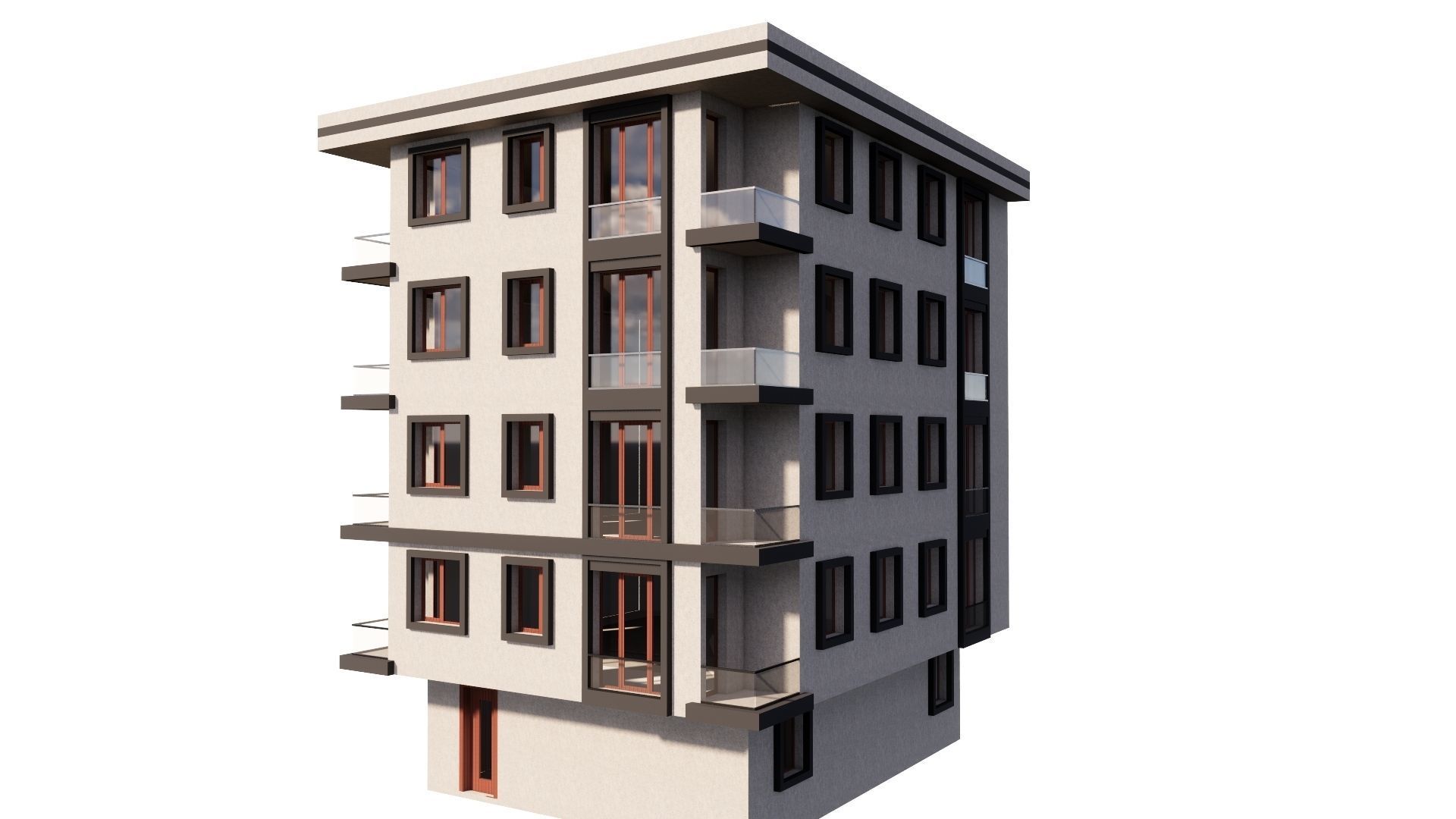 HOUSE 98 Low-poly 3D model_66