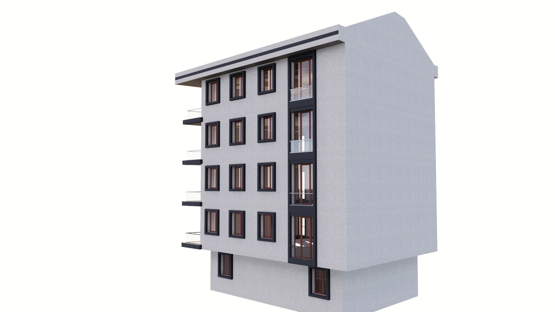 HOUSE 98 Low-poly 3D model_61