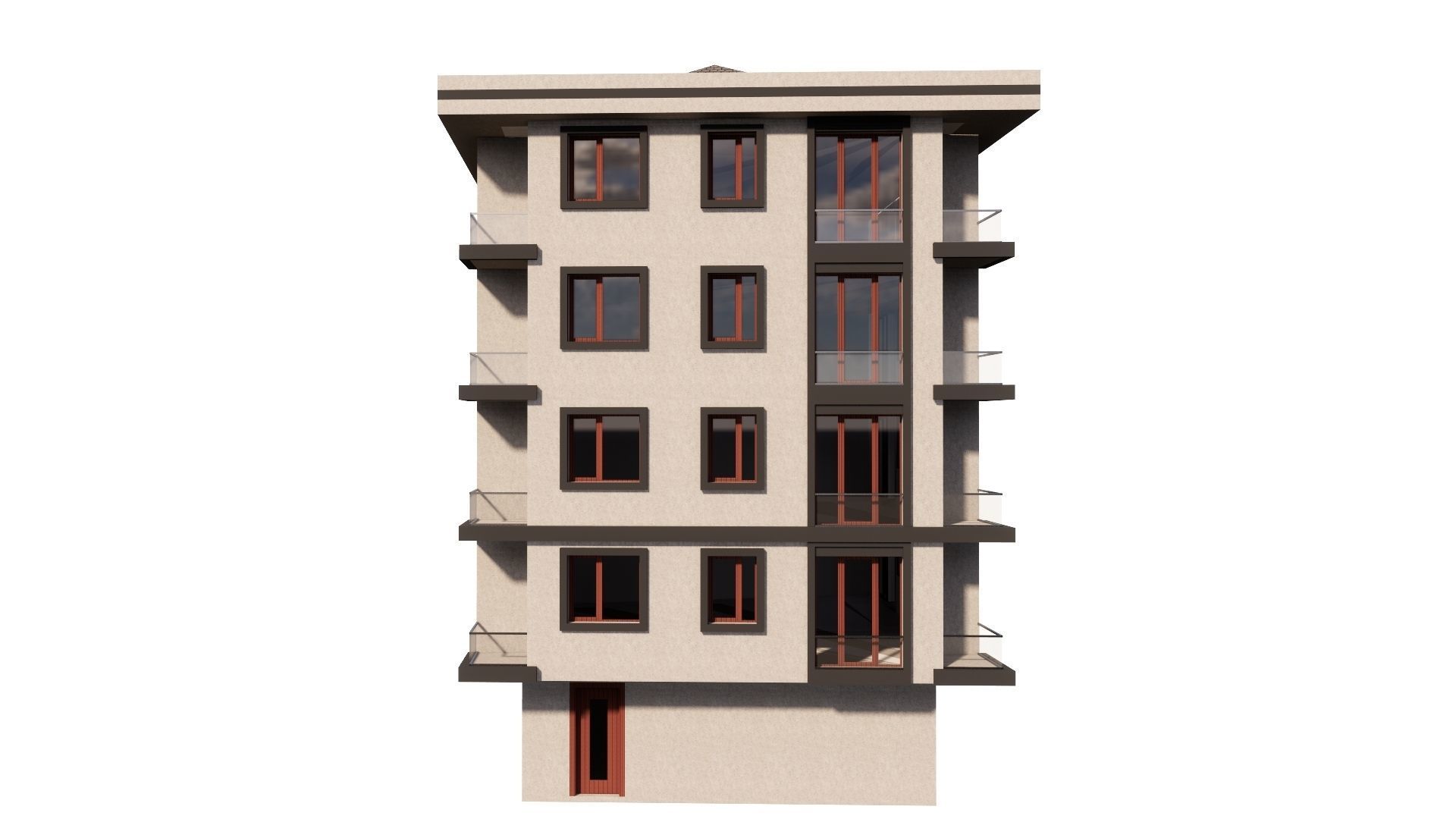 HOUSE 98 Low-poly 3D model_45