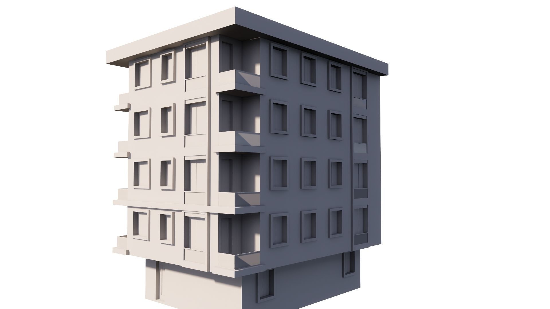 HOUSE 98 Low-poly 3D model_72