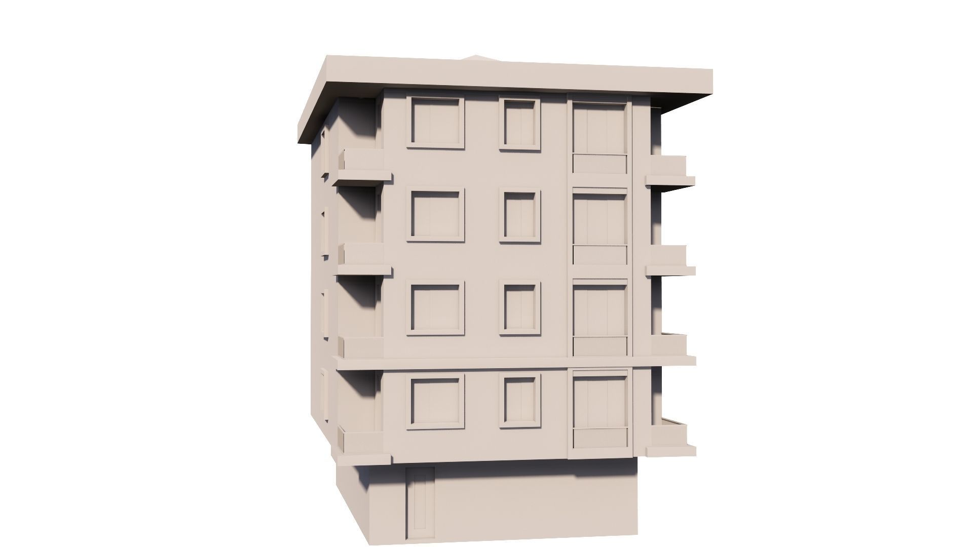 HOUSE 98 Low-poly 3D model_68