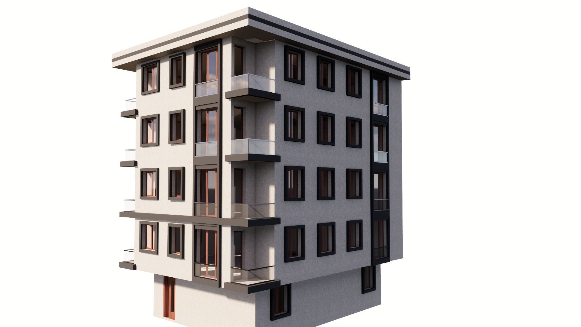 HOUSE 98 Low-poly 3D model_52