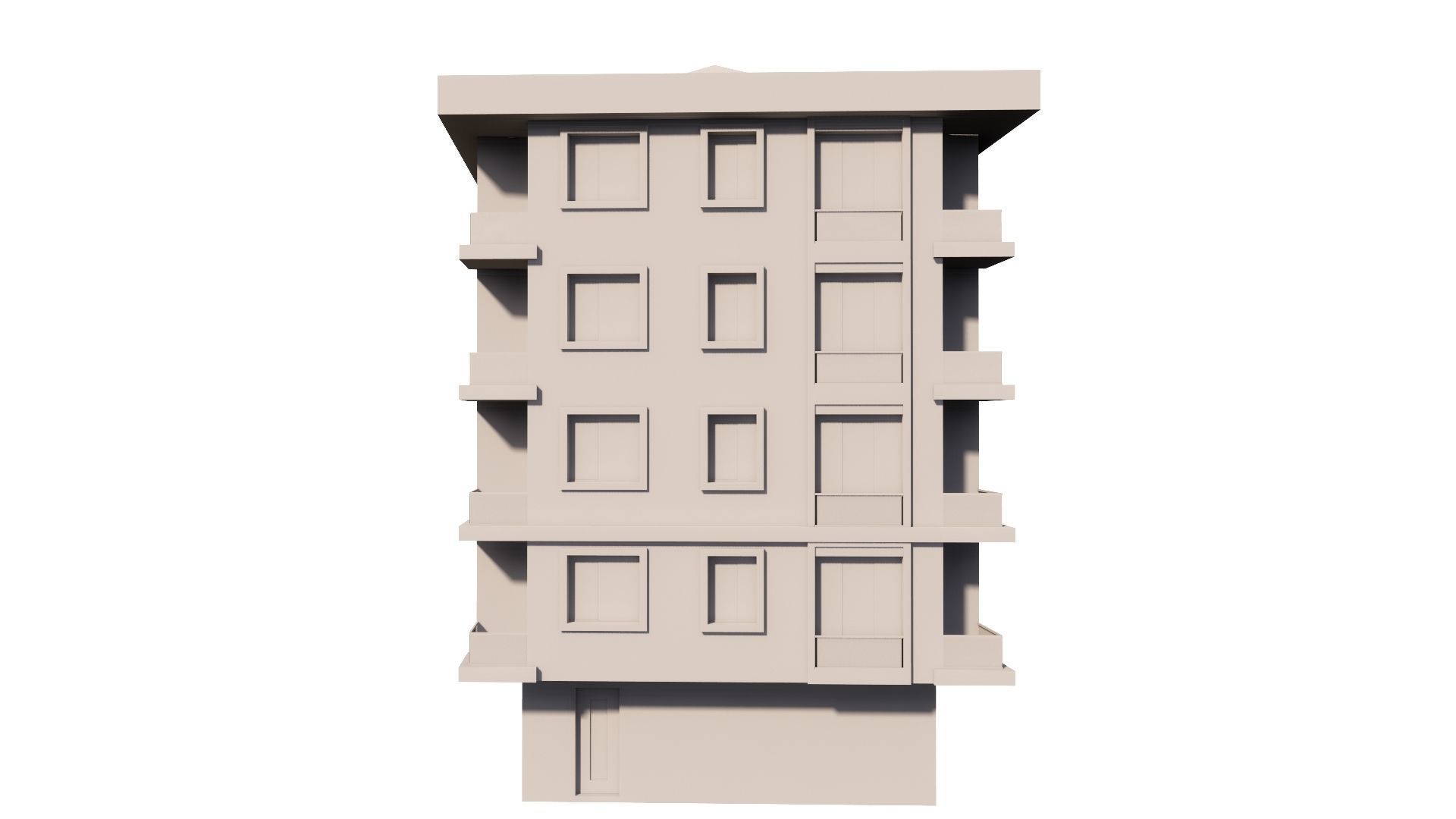 HOUSE 98 Low-poly 3D model_69