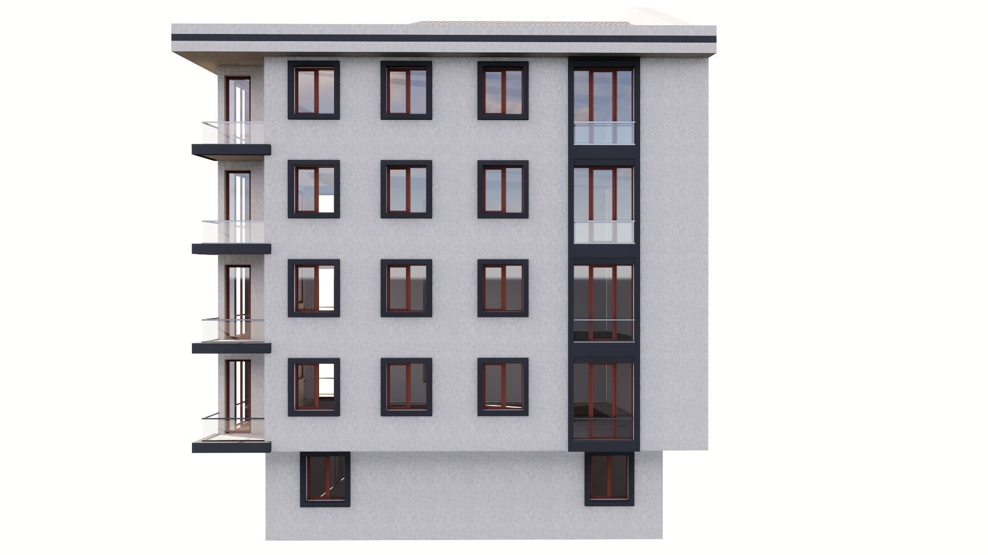 HOUSE 98 Low-poly 3D model_30