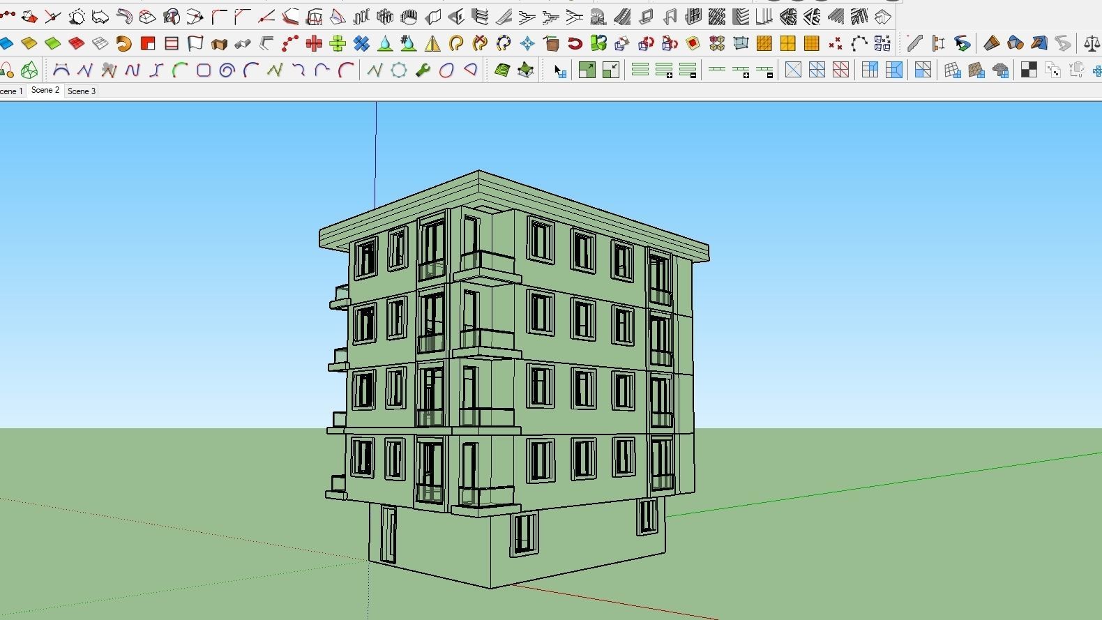 HOUSE 98 Low-poly 3D model_44