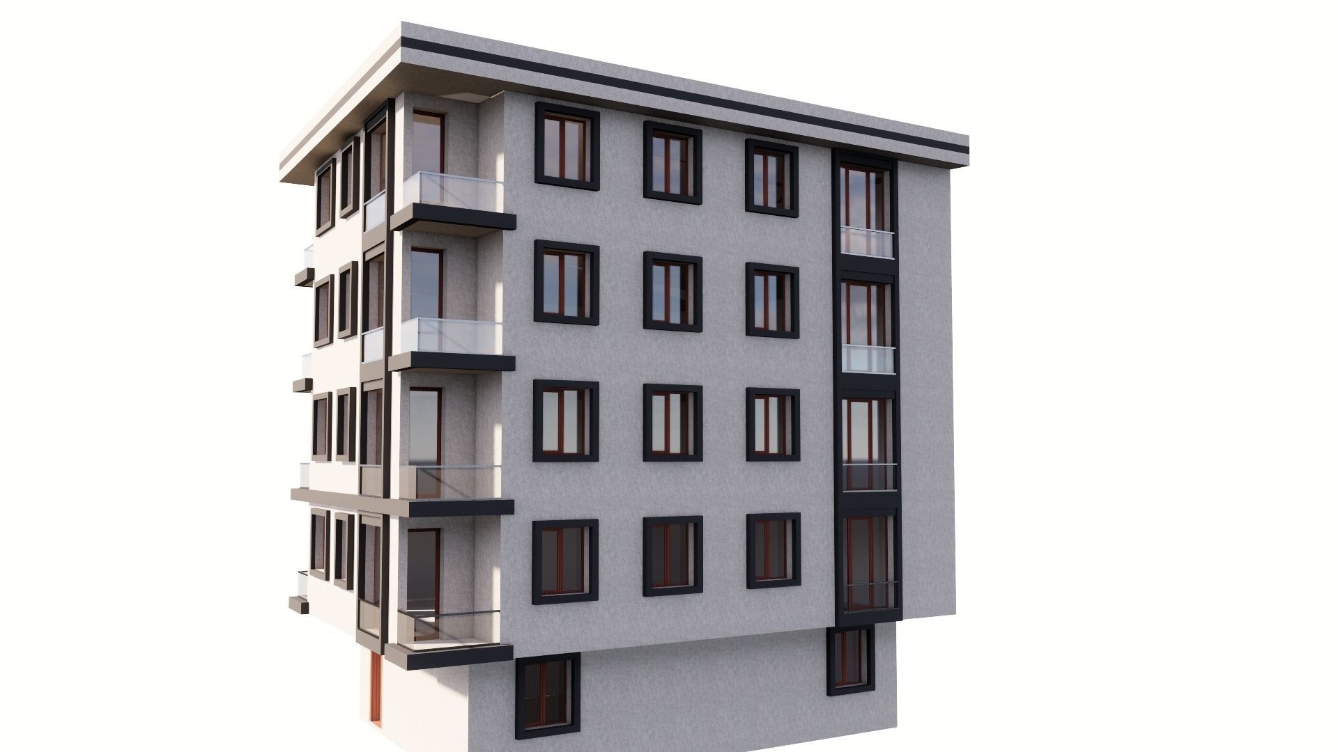 HOUSE 98 Low-poly 3D model_25