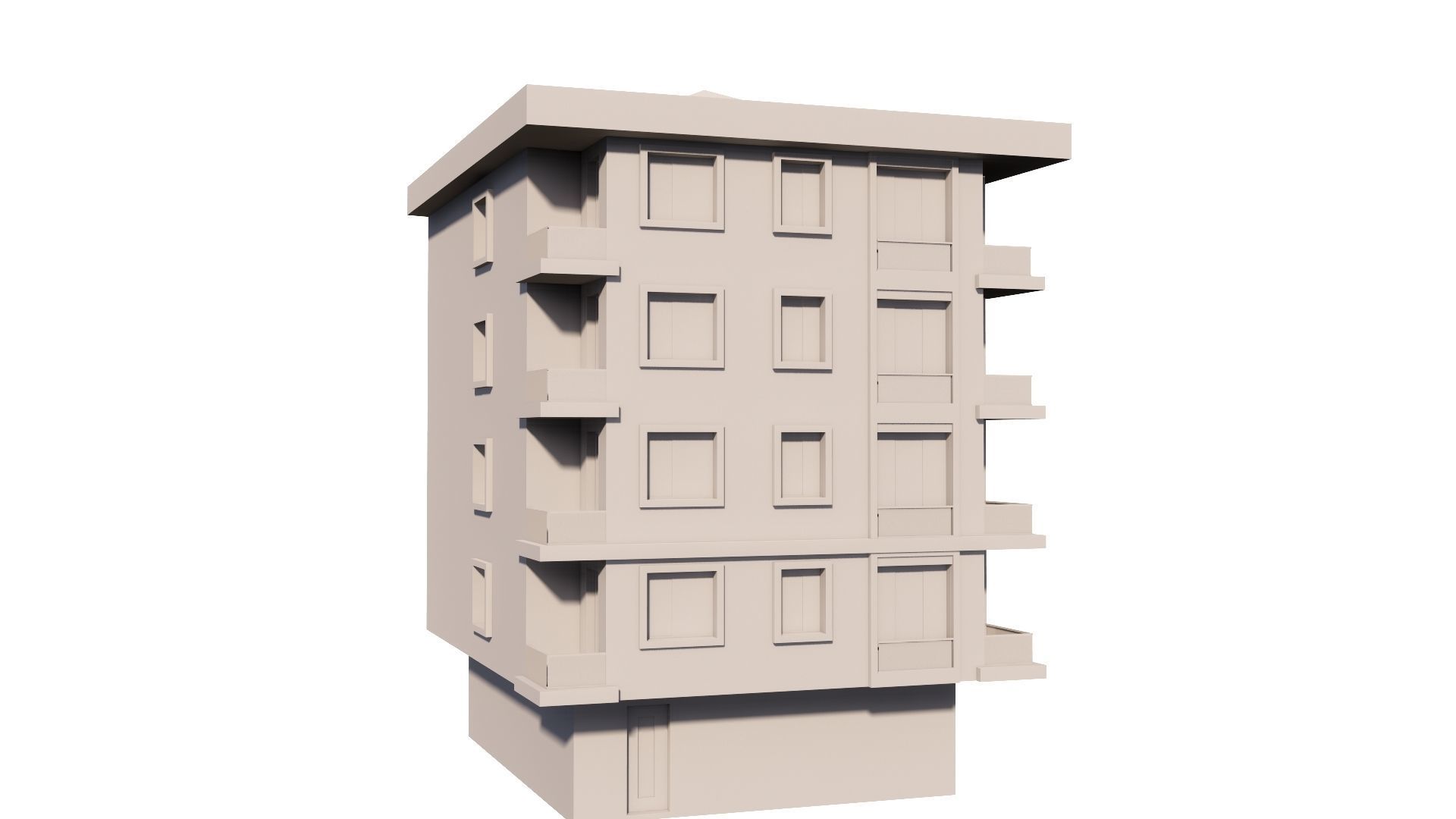 HOUSE 98 Low-poly 3D model_74