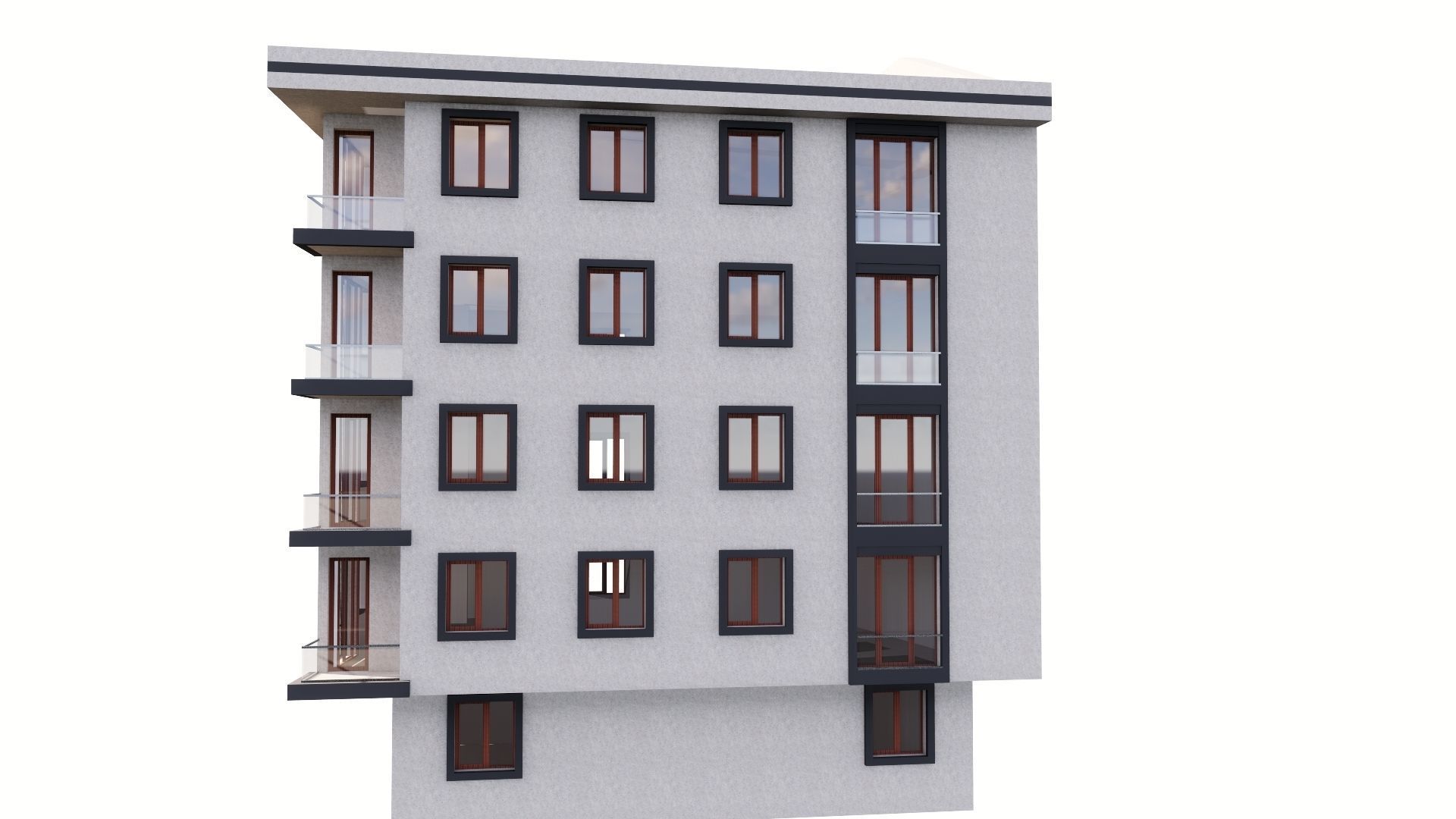 HOUSE 98 Low-poly 3D model_26