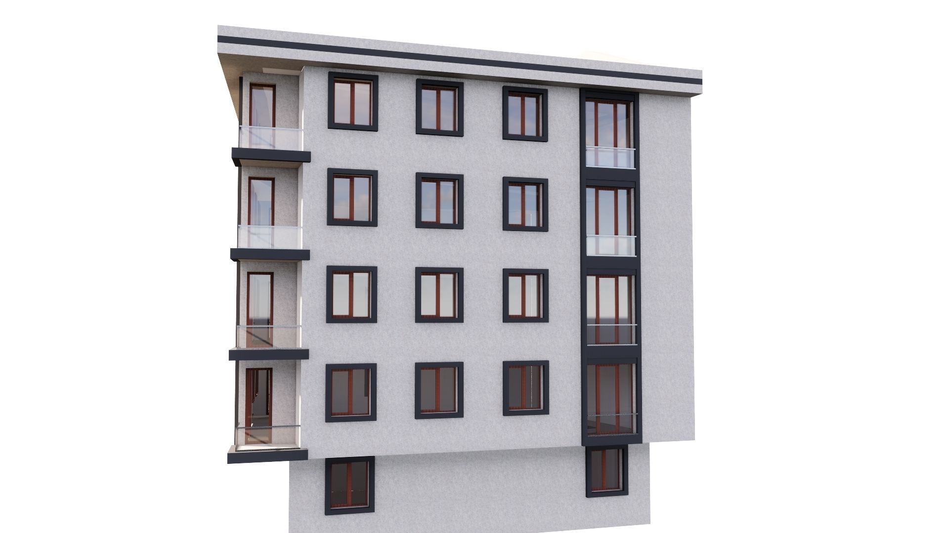 HOUSE 98 Low-poly 3D model_24