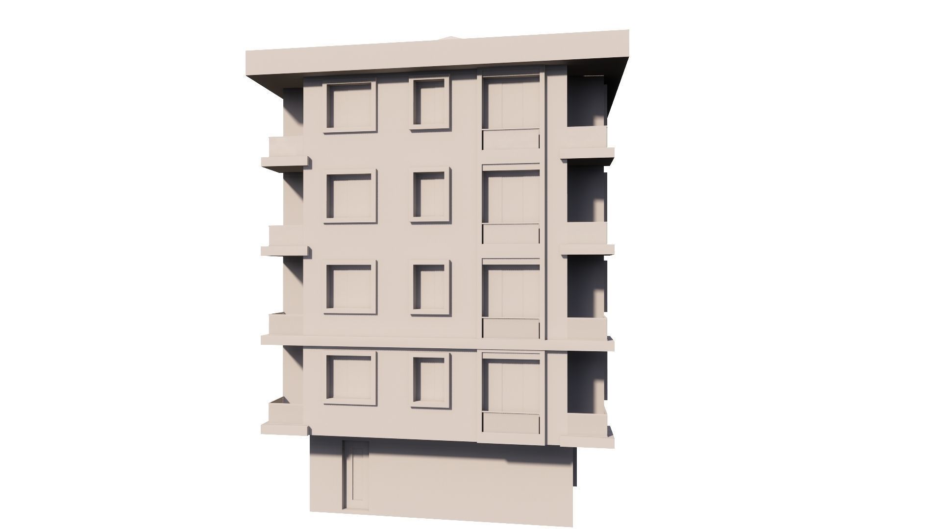 HOUSE 98 Low-poly 3D model_67
