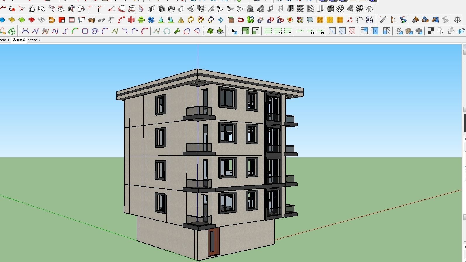 HOUSE 98 Low-poly 3D model_43