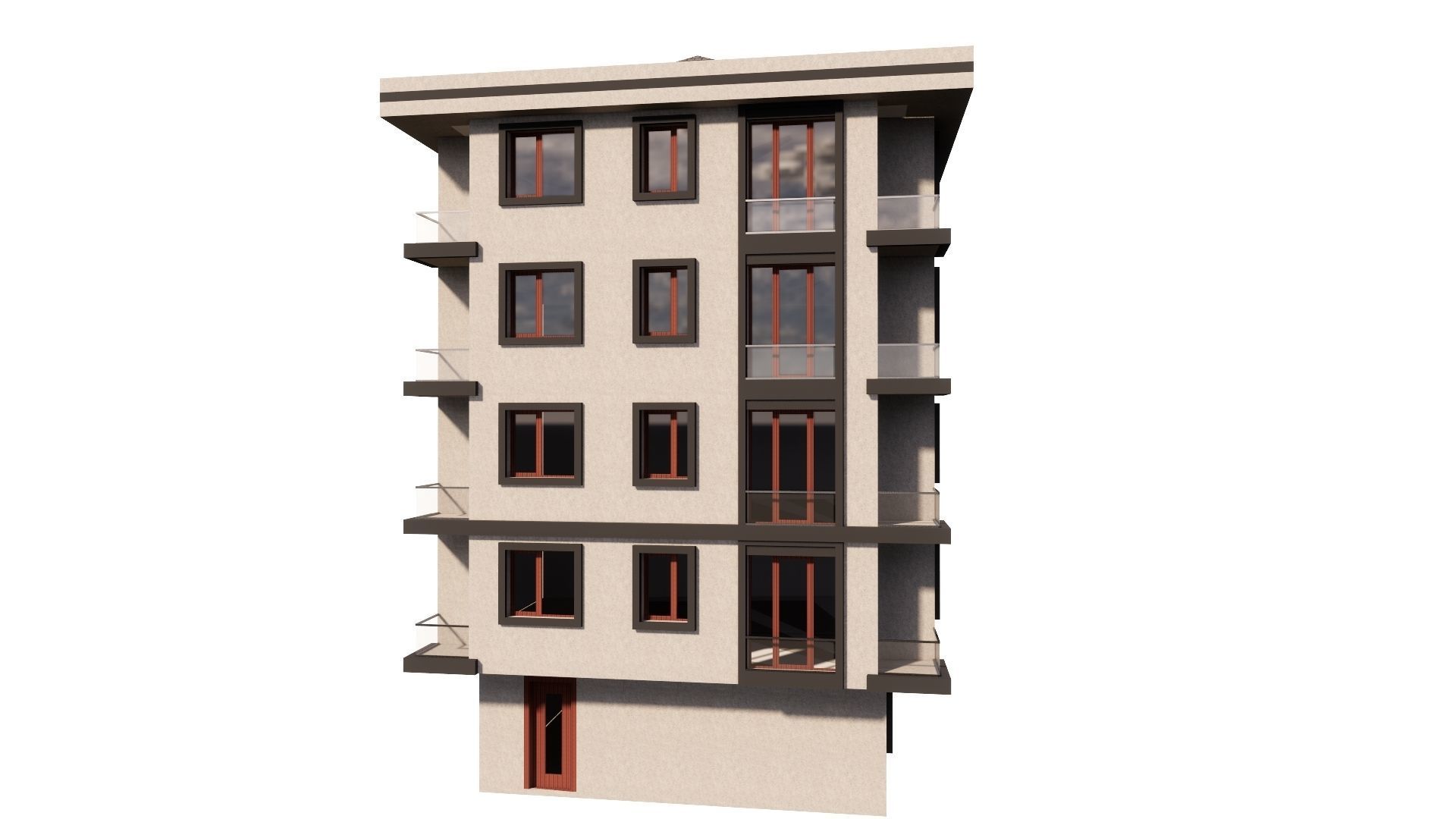 HOUSE 98 Low-poly 3D model_17