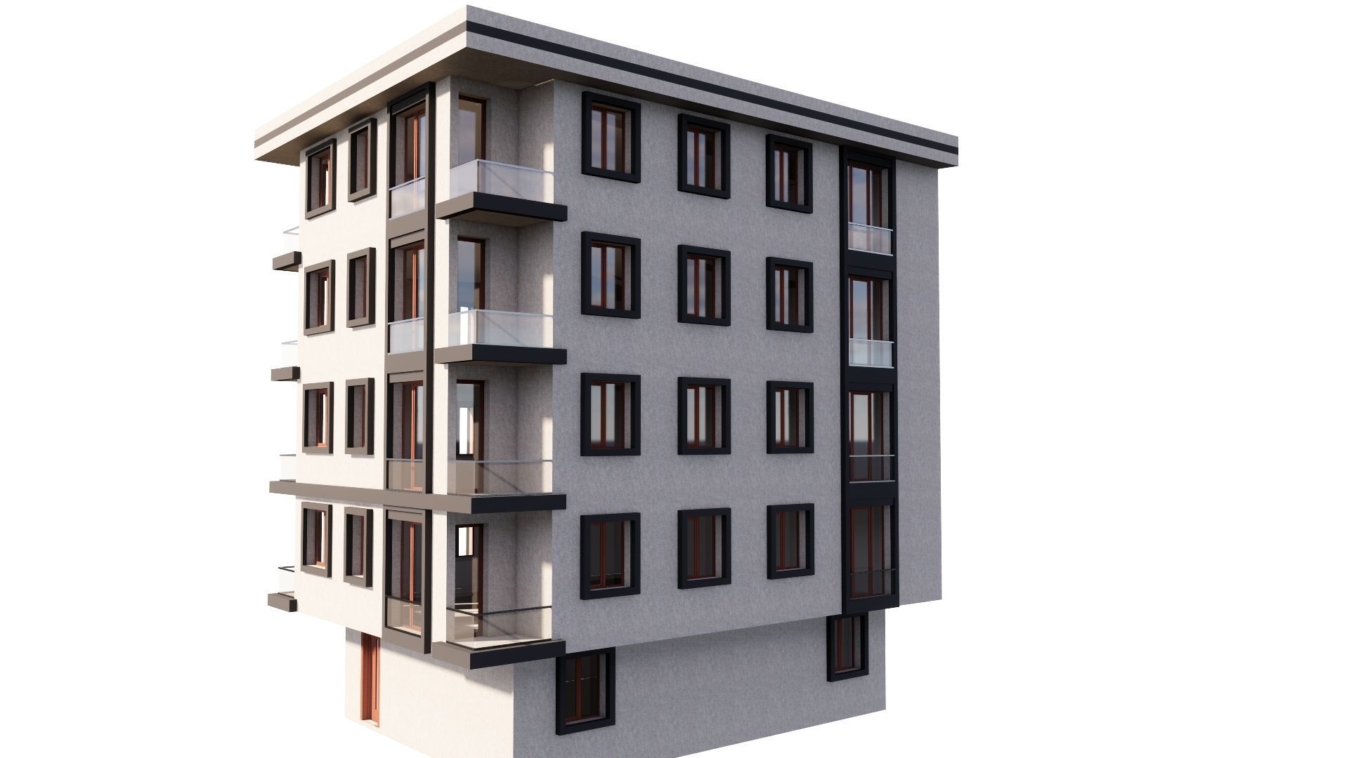 HOUSE 98 Low-poly 3D model_54