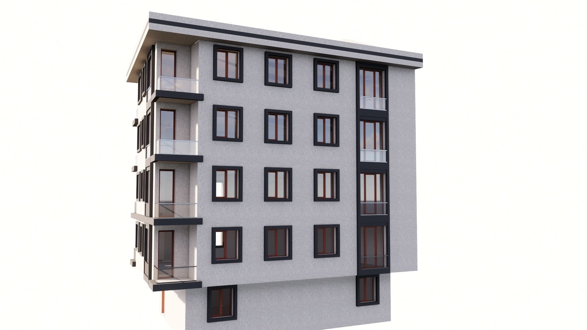 HOUSE 98 Low-poly 3D model_75