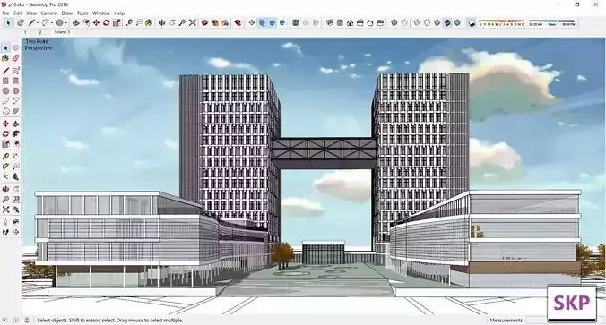 Sketchup Commercial Complex P10