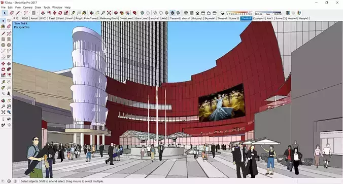 Sketchup Commercial Complex PP2
