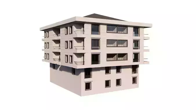 HOUSE 99 Low-poly 3D model