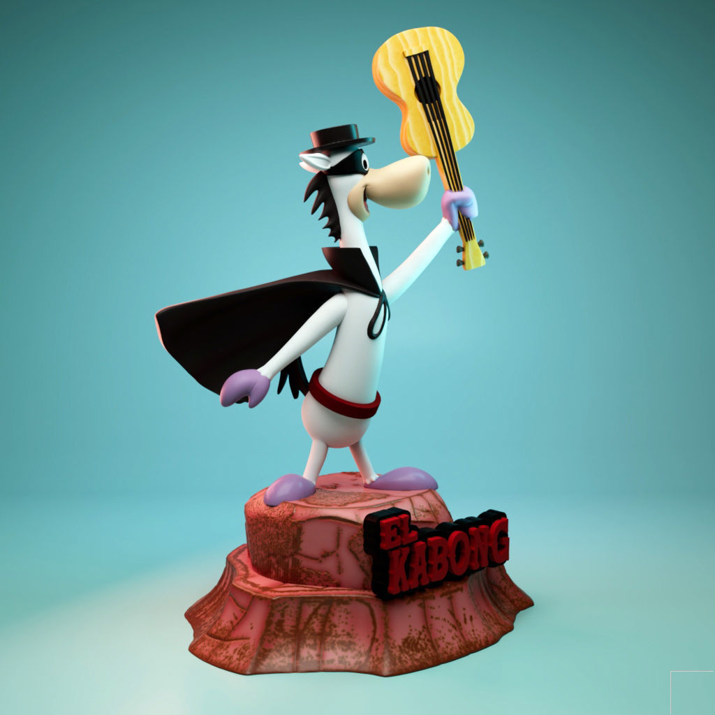 El Kabong - Quick Draw 3D print model_1