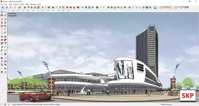 Sketchup Commercial Complex Q1