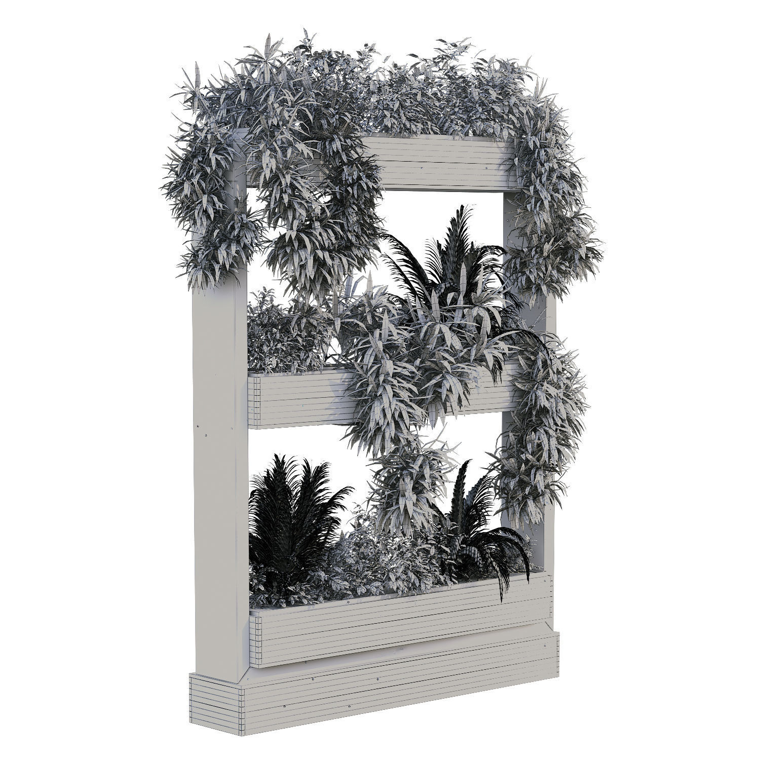 vertical plant set 191 3D model_6