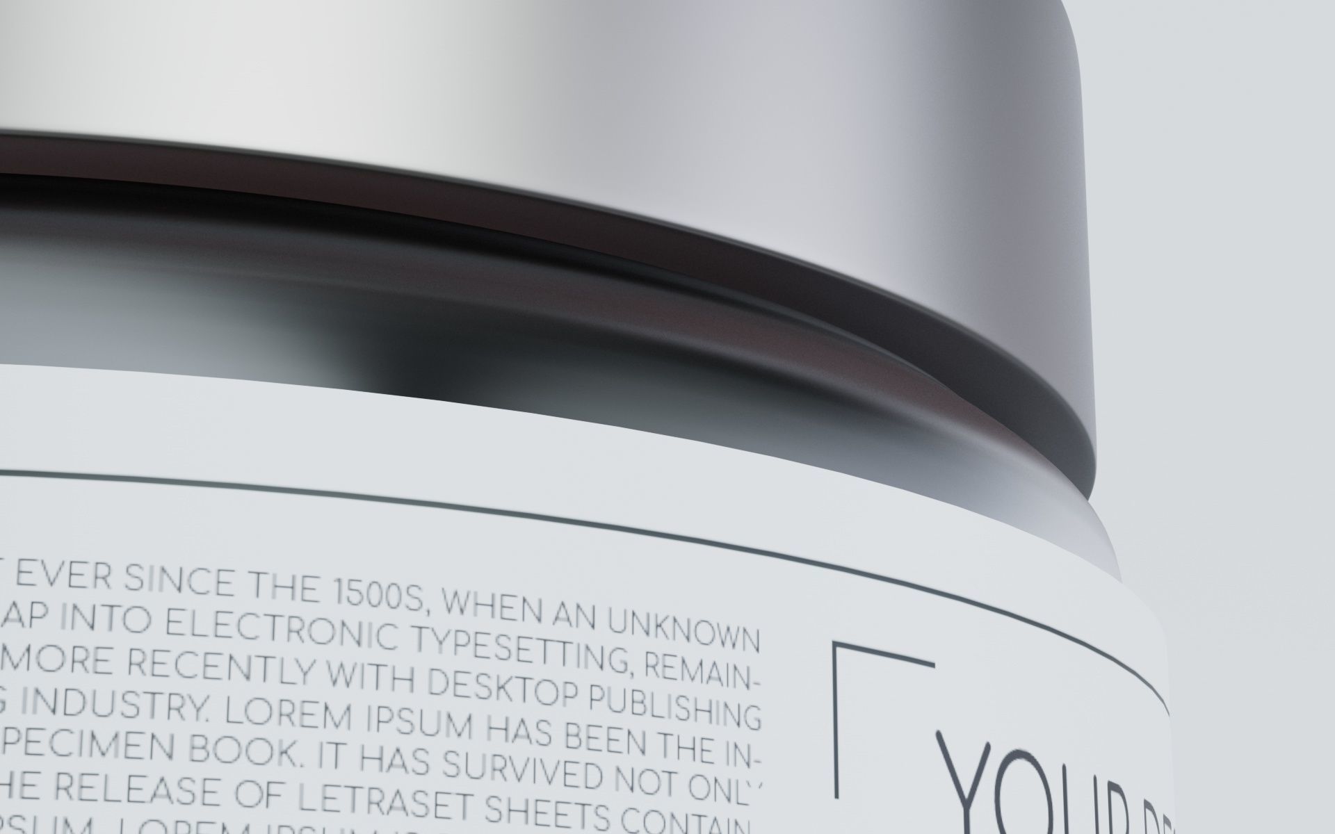 Jar 250mg 3D model Low-poly 3D model_9