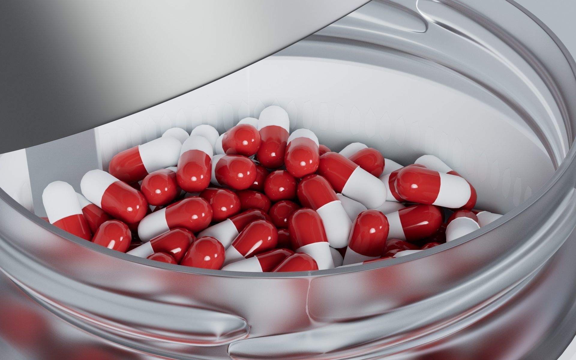 Jar 250mg 3D model Low-poly 3D model_5