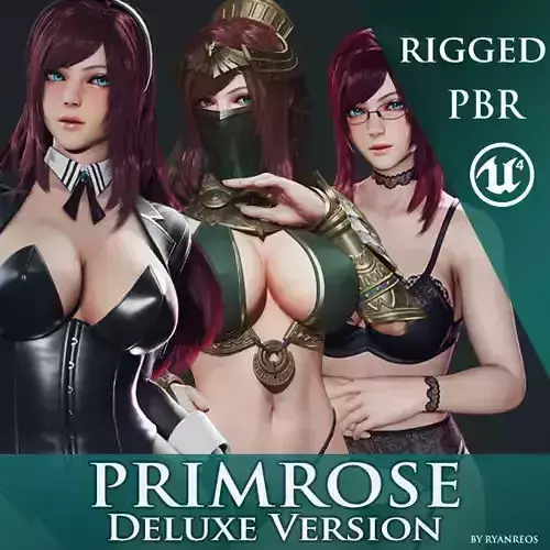 Primrose Deluxe Version - Game Ready Low-poly 3D model