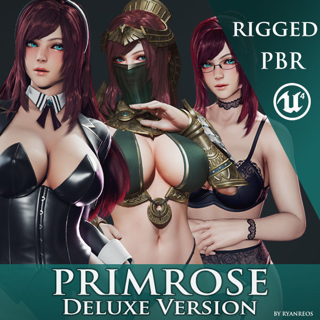 Primrose Deluxe Version - Game Ready Low-poly 3D model_0