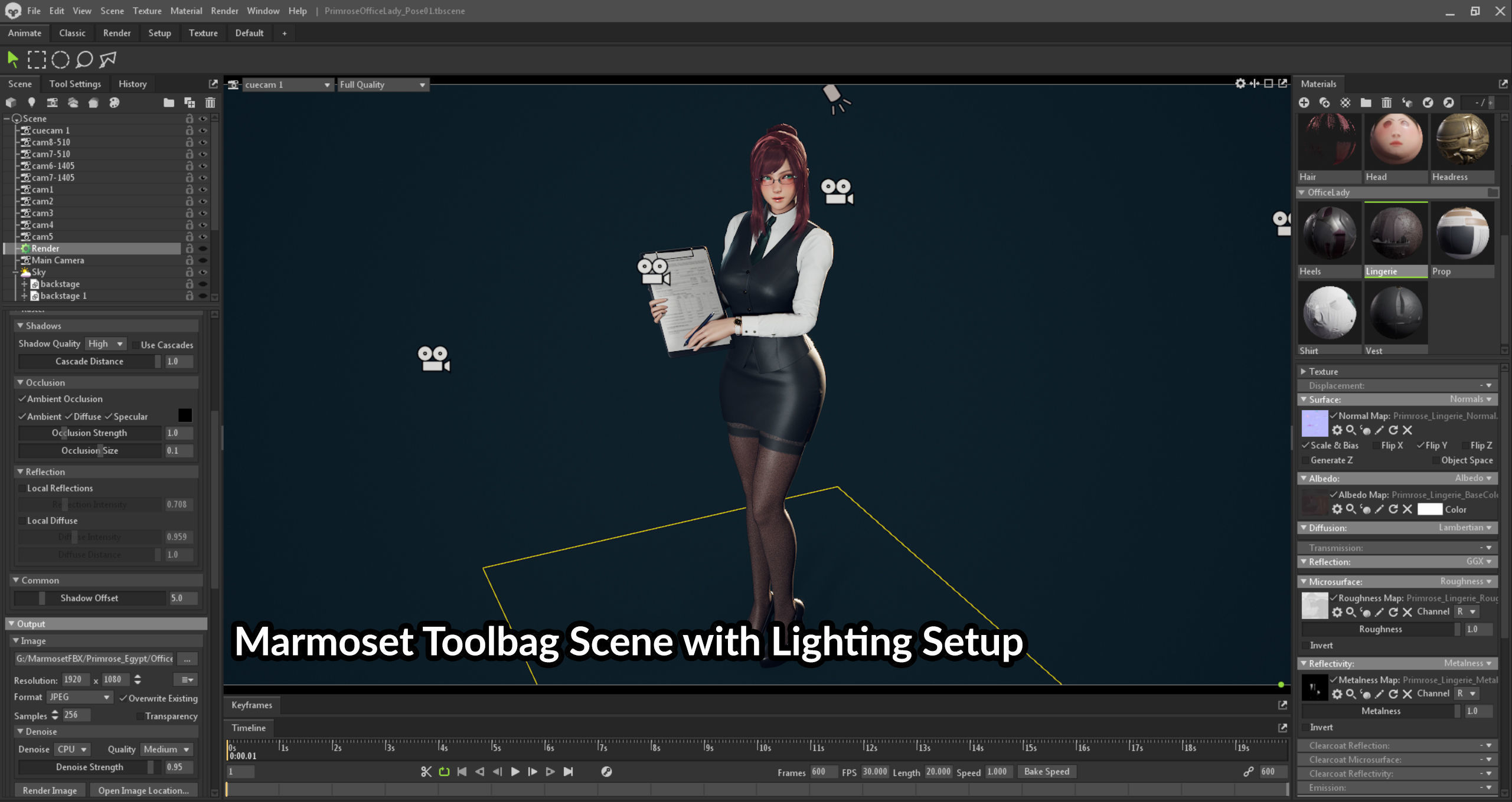 Primrose Deluxe Version - Game Ready Low-poly 3D model_21