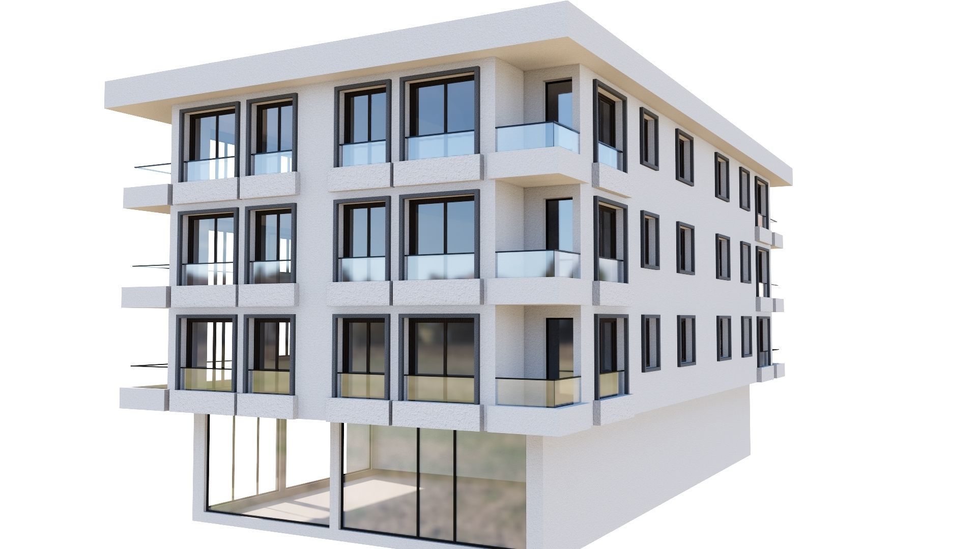 HOUSE 101 Low-poly 3D model_22