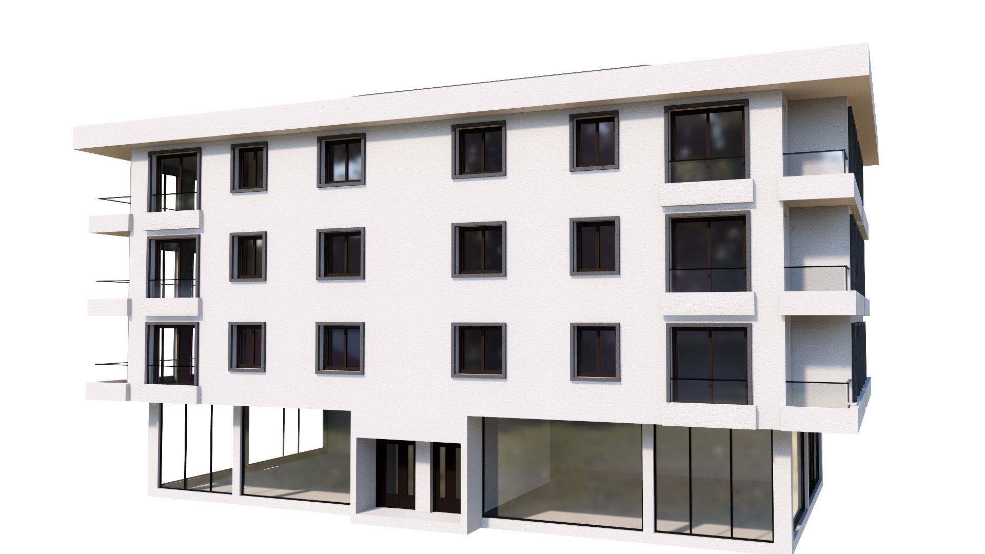 HOUSE 101 Low-poly 3D model_7