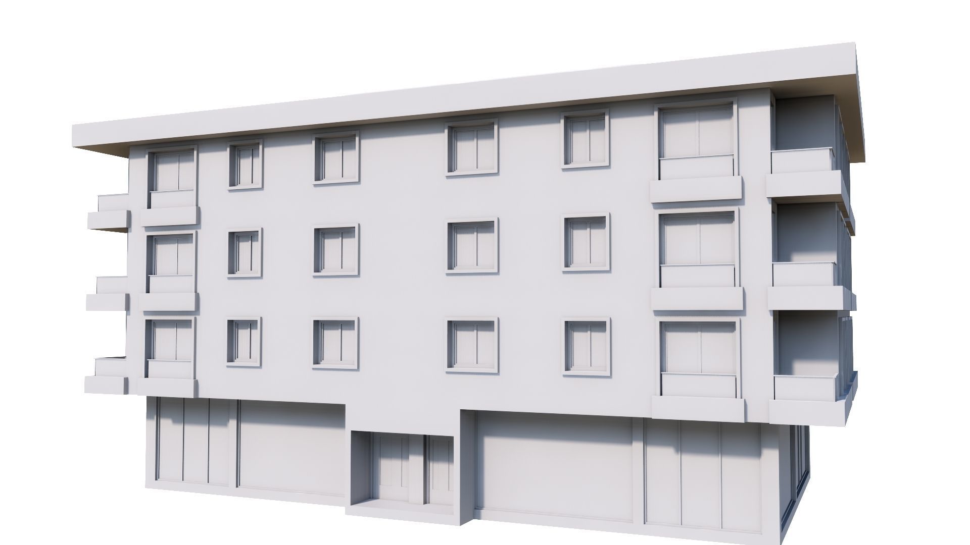 HOUSE 101 Low-poly 3D model_48