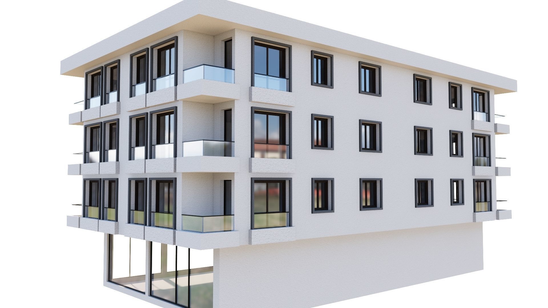 HOUSE 101 Low-poly 3D model_28