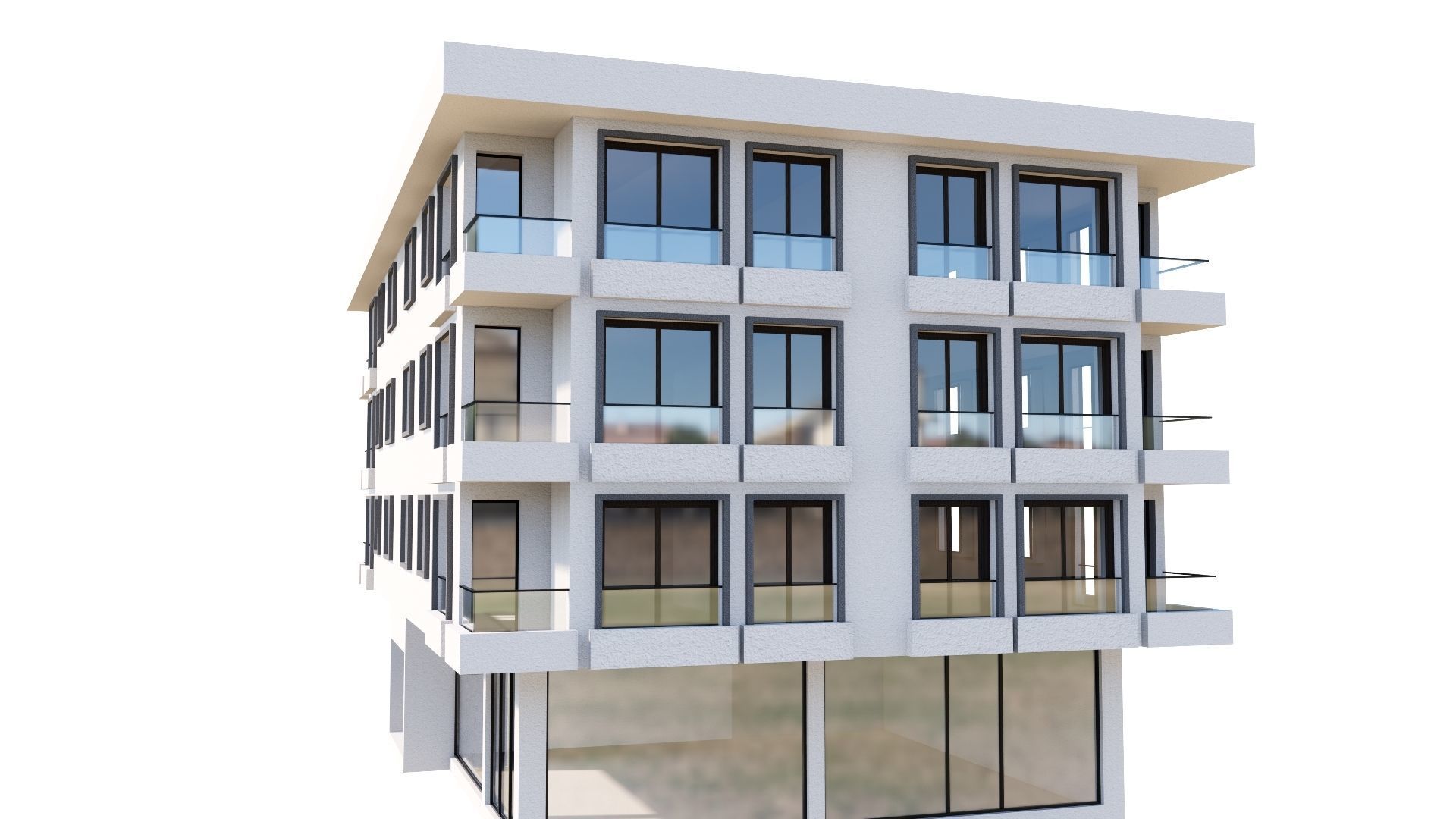 HOUSE 101 Low-poly 3D model_13