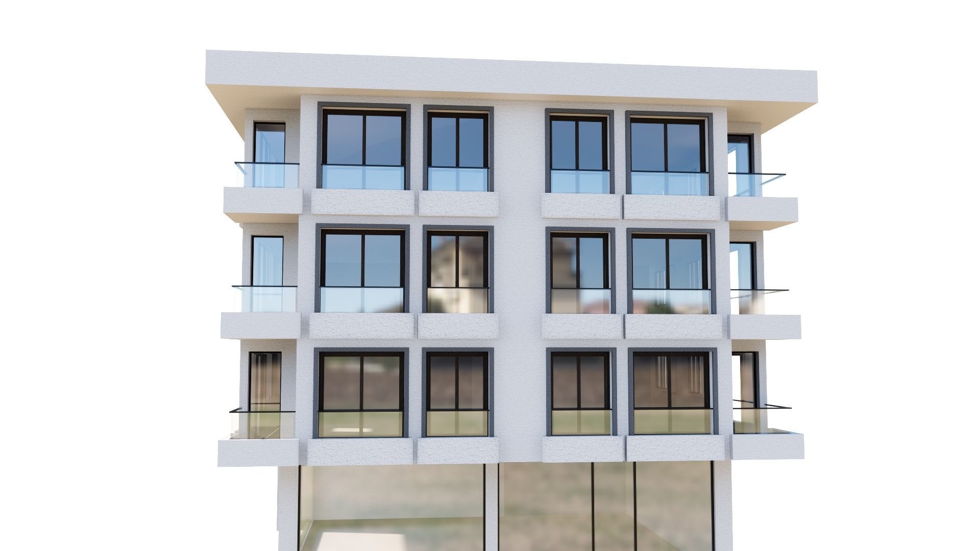 HOUSE 101 Low-poly 3D model_16