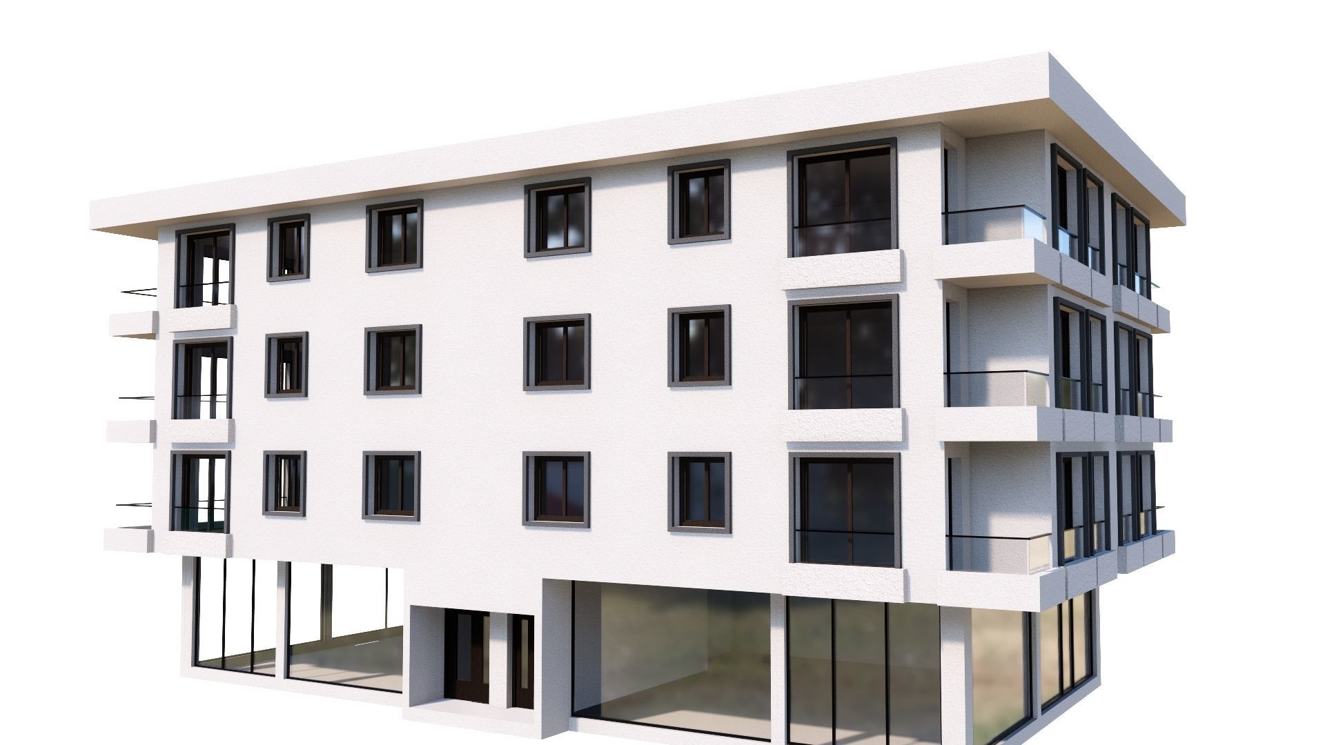 HOUSE 101 Low-poly 3D model_2